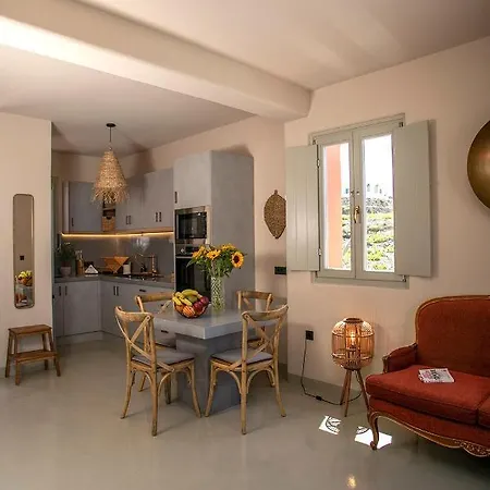 Pink Freud Santorini Villa