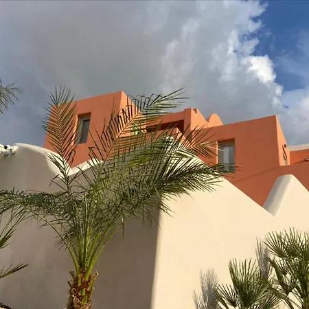 Pink Freud Santorini Villa