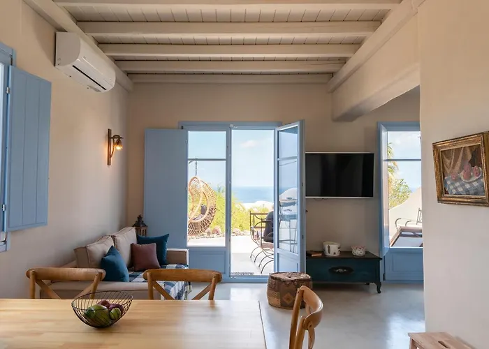 Pink Freud Santorini Villa