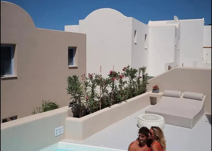 Pink Freud Santorini Villa