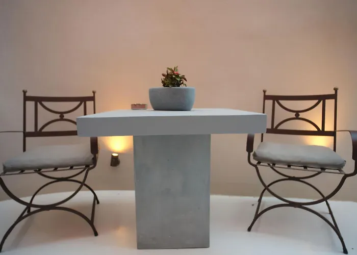 Pink Freud Santorini Villa