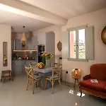 Pink Freud Santorini Villa