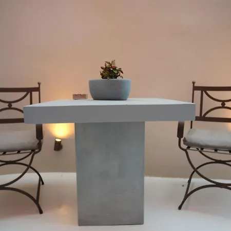 Pink Freud Santorini Villa