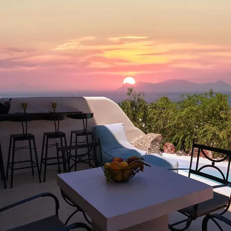 Pink Freud Santorini Oia